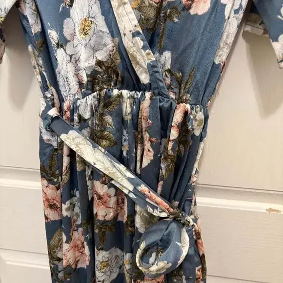 Baltic Born Birdie Blue Blush Floral Maxi Dress - Picture 5 of 9